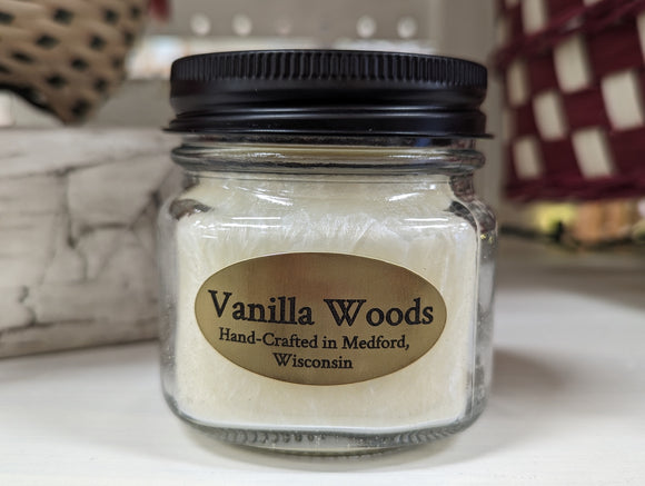 Vanilla Woods Palm Wax Candle