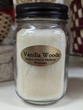 Vanilla Woods Palm Wax Candle