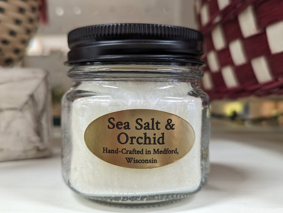 Sea Salt & Orchid Palm Wax Candle