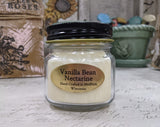Vanilla Bean Nectarine Palm Wax Candle